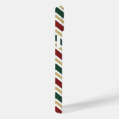 Wit Rood Groen Beige Chevron Patroon Case-Mate iPhone Case (Achterkant / Rechts)