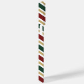 Wit Rood Groen Beige Chevron Patroon Case-Mate iPhone Case (Achterkant / Rechts)
