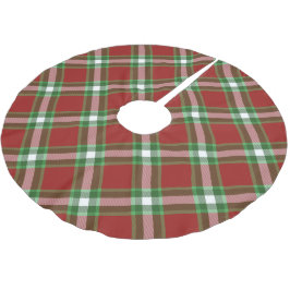 Wit Rood Groen Cool Houthakkers Schotse Ruit Patro Kerstboom Rok