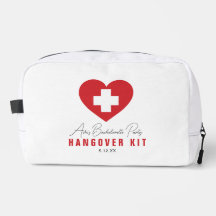 Wit Rood Hart Bachelorette Hangover Kit
