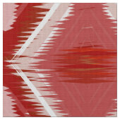 Wit rood ikat patroon. stof (Close Up)