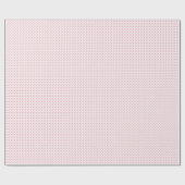 Wit & Rood Kerst Sterren Patroon Cadeaupapier (Vlak)