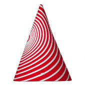 Wit Rood Papier Party Pet met Hart Feesthoedjes (Rechts)