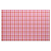 Wit rood roze geruit tartan ontwerp stof (Yard (91,4 cm))