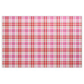 Wit rood roze geruit tartan ontwerp stof (Fat Quarter)