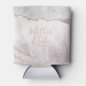 Wit & Roos Gold Agaat Marmer Moeder van de Bruid Blikjeskoeler (Voorkant)