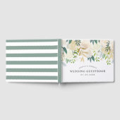 Wit Rose Boeket | Bruiloft Gastenboek (Volledig)