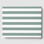 Wit Rose Boeket | Bruiloft Gastenboek (Achterkant)