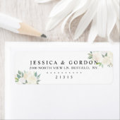 Wit Rose Boeket | Elegante bruiloft Etiket (Insitu)