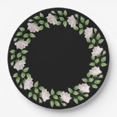 Wit Rose Framed Paper Bord (Voorkant)