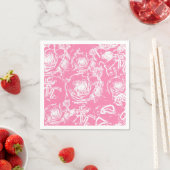 Wit Rose Illusion Kant Design Servet (Insitu)