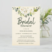 *~* Wit Rose Zacht Geel Vrijgezellenfeest Kaart (Staand voorkant)