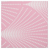Wit & roze Art-Deco geometrisch patroon Stof (Swatch)