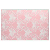 Wit & roze Art-Deco Patroon Stof (Fat Quarter)