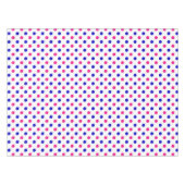 Wit Roze Blau Stippenpatroon Tafelkleed (Voorkant (Horizontaal))