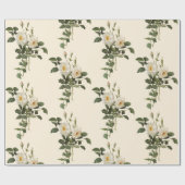 wit roze bloemkool cadeaupapier (Vlak)