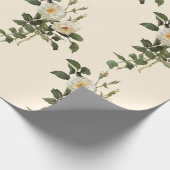 wit roze bloemkool cadeaupapier (Hoek)