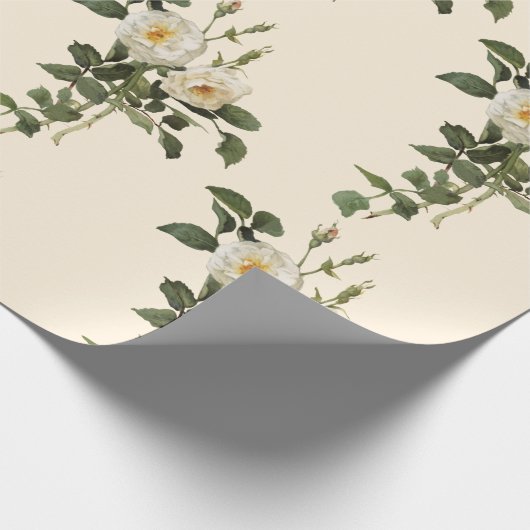  wit roze bloemkool cadeaupapier (Hoek)