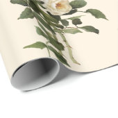 wit roze bloemkool cadeaupapier (Rol Hoek)