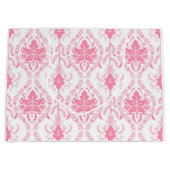 Wit roze damast patroon groot cadeauzakje (Voorkant)