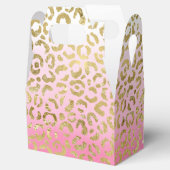 Wit Roze Goud Glam Luipaard Bedankdoosjes (Geopend)