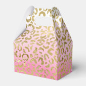 Wit Roze Goud Glam Luipaard Bedankdoosjes (Voorkant Zijde)
