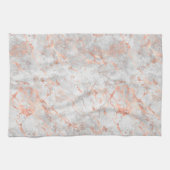 Wit & Roze Goud Marmer 4 Theedoek (Horizontaal)