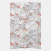 Wit & Roze Goud Marmer 7 Theedoek (Verticaal)