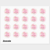 Wit Roze Gouden Bloemen Roos Body Scrub Labels (Vel)