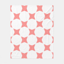 Wit & Roze Pastel Ster Patroon Design