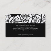  wit rozen Visitekaartje (Achterkant)