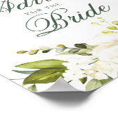 Wit rozenadvies voor het logo poster (Hoek)