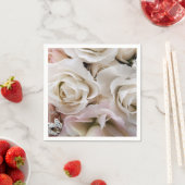  wit rozenpapier servetten (Insitu)
