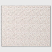 wit rozenwrapppapier cadeaupapier (Vlak)