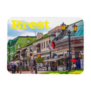 Wit-Rusland Беларусь Brest Брэст Брест Architectuu Magneet