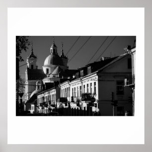 Wit-Rusland Беларусь Grodno Гродно Architectuur Po Poster