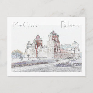 Wit-Rusland Беларусь Kasteel Mir Architectuur Ansi Briefkaart