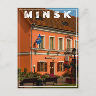 Wit-Rusland Беларусь Minsk Минск Architectuur Pren Briefkaart