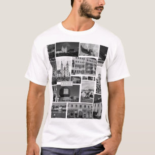 Wit-Rusland Беларусь Minsk Минск Stadsarchitectuur T-shirt