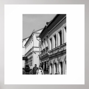 Wit-Rusland Беларусь Minsk Мінск Architectuur Post Poster