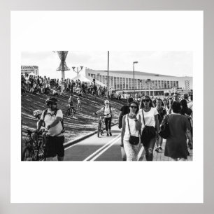 Wit-Rusland Беларусь Minsk Мінск Architectuur Post Poster