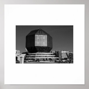 Wit-Rusland Беларусь Minsk Мінск Architectuur Post Poster