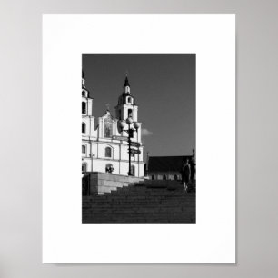 Wit-Rusland Беларусь Minsk Мінск Stadsbeeld Leven  Poster