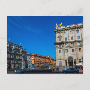 Wit-Rusland Беларусь Minsk Architectuur Leven Stad Briefkaart