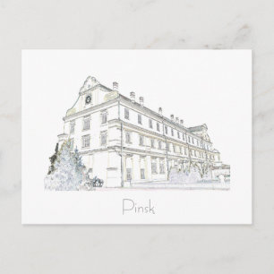 Wit-Rusland Беларусь Pinsk Пінск Пинск Ansichtkaar Briefkaart