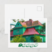 Wit-Rusland БсRust,,л op de architectuur van de ar Briefkaart (Voorkant / Achterkant)