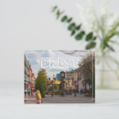 Wit-Rusland БсRust,,л op de architectuur van de ar Briefkaart (Staand voorkant)