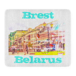 Wit-Rusland БсRust,,л op de architectuur van de ar Snijplank