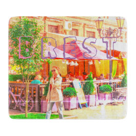 Wit-Rusland БсRust,,л op de architectuur van de ar Snijplank