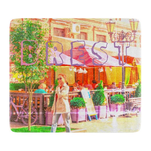 Wit-Rusland БсRust,,л op de architectuur van de ar Snijplank (Voorkant)